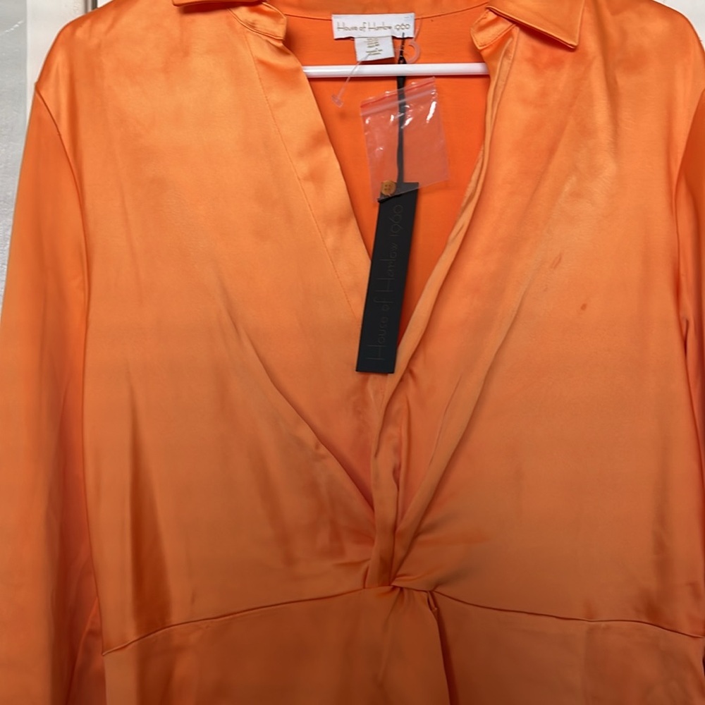 House of Harlow 1960 Orange color Luxury dress - Picture 5 of 8